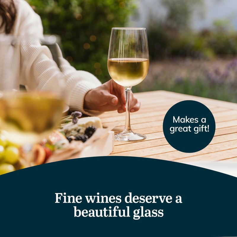 Libbey Vina Tall Wine Glasses Set, All Purpose Red and White Wine Glasses Set of 12, Professional Grade Glass Wine Glasses for Gatherings, Events - Image 5